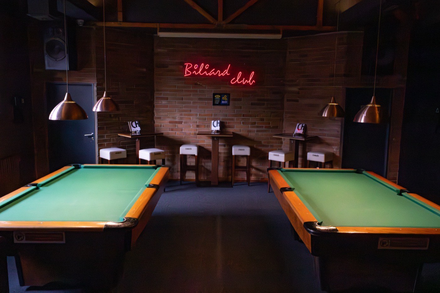 Charlie's House billiard tables in Zlín